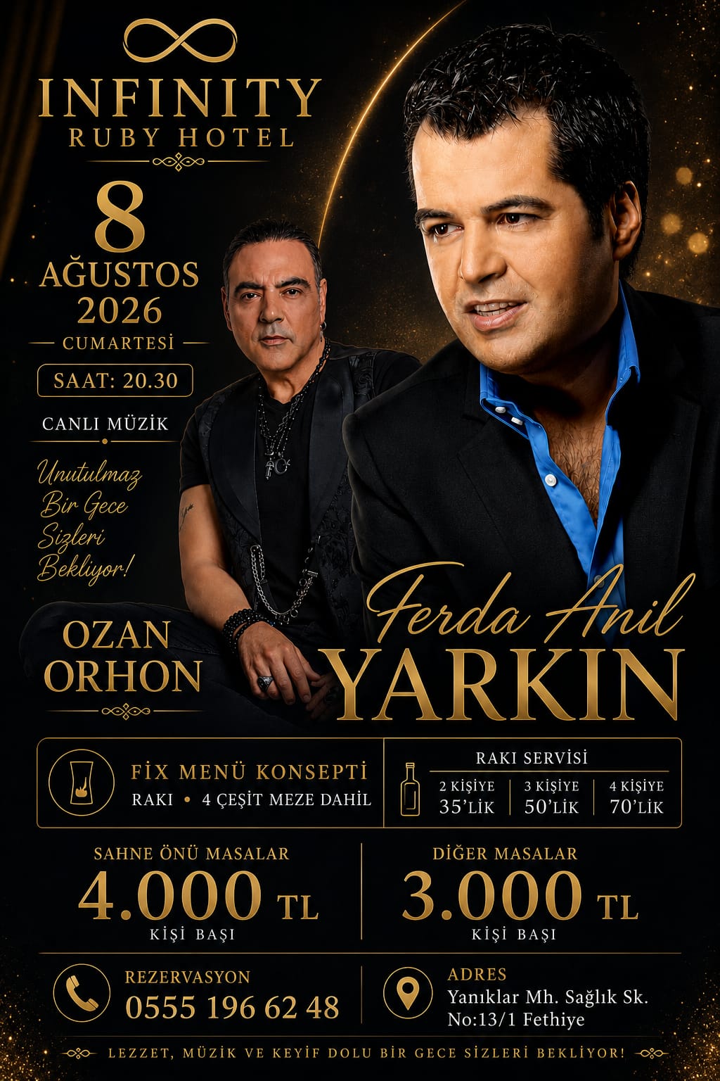 Konser duyurusu — büyütmek için tıklayın